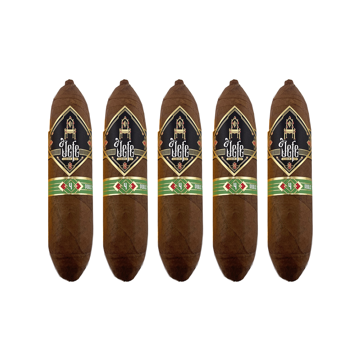 Jefe No. 4 Figuero Cigar - 5 Pack